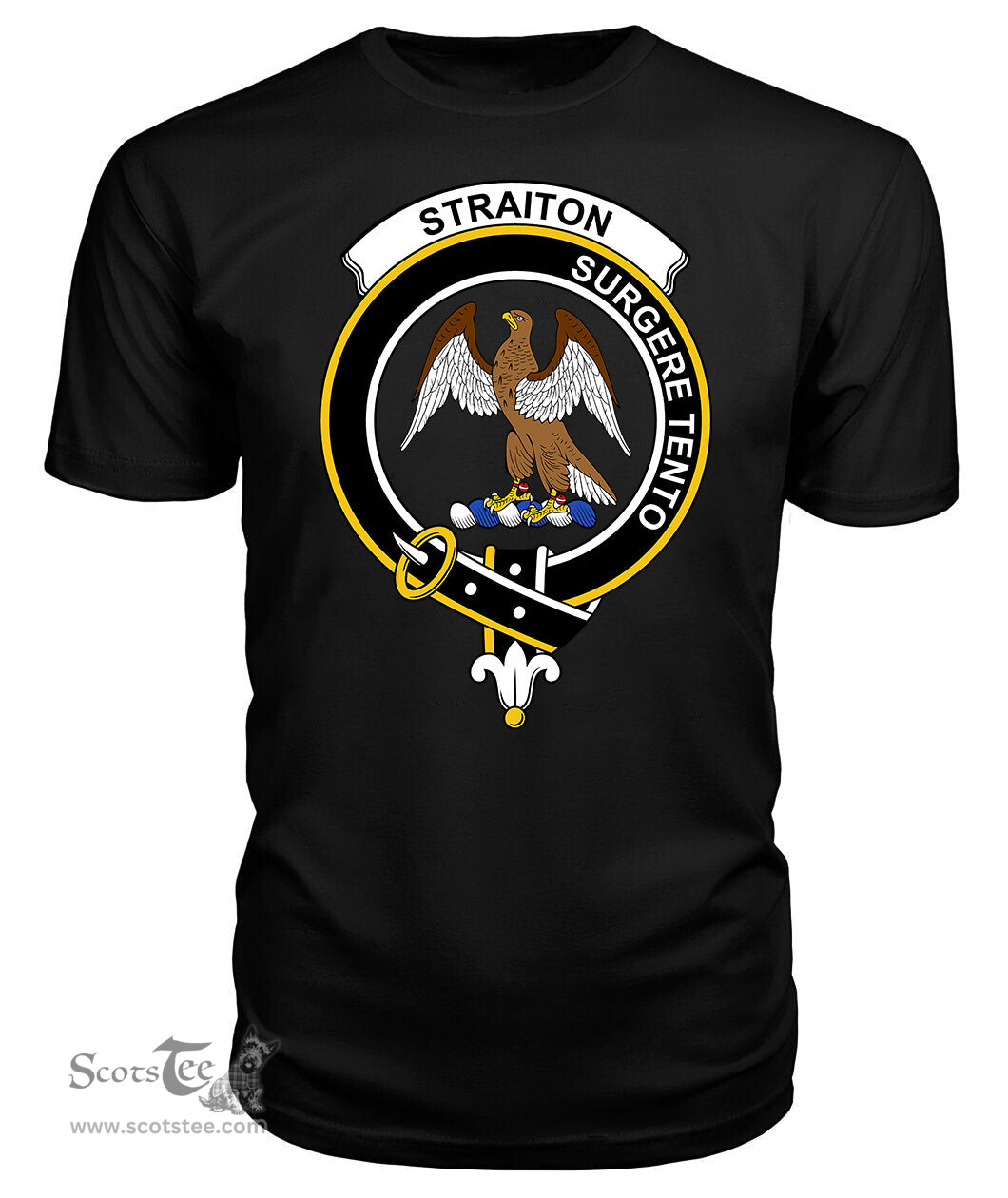 ScotsTee Shop Scottish Straiton Clan Tartan Scottish Clans Crest T Shirt