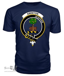ScotsTee Shop Scottish Swinton Clan Tartan Scottish Clans Crest T Shirt