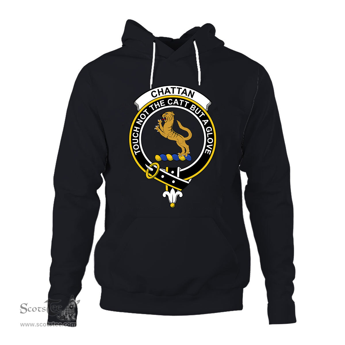 ScotsTee Shop Scottish Chattan Clan Tartan Scottish Clans Crest Hoodie