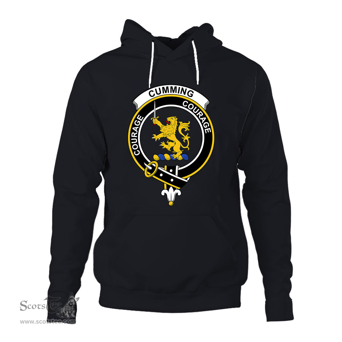 ScotsTee Shop Scottish Cumming Clan Tartan Scottish Clans Crest Hoodie