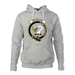 ScotsTee Shop Scottish Brisbane Clan Tartan Scottish Clans Crest Hoodie