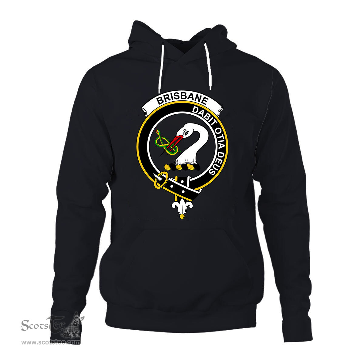 ScotsTee Shop Scottish Brisbane Clan Tartan Scottish Clans Crest Hoodie