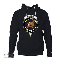 ScotsTee Shop Scottish Baillie Clan Tartan Scottish Clans Crest Hoodie