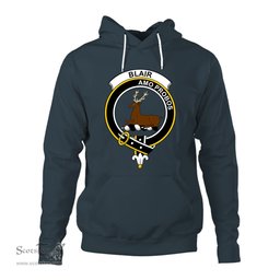 ScotsTee Shop Scottish Blair Clan Tartan Scottish Clans Crest Hoodie