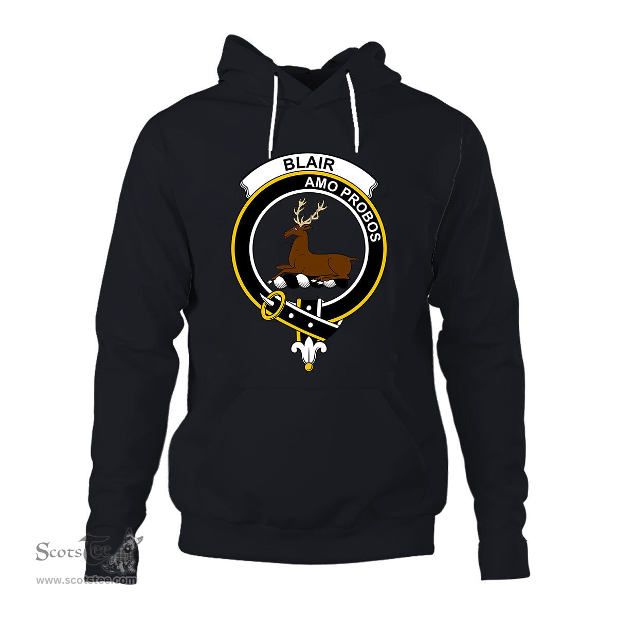 ScotsTee Shop Scottish Blair Clan Tartan Scottish Clans Crest Hoodie