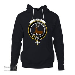 ScotsTee Shop Scottish Blair Clan Tartan Scottish Clans Crest Hoodie