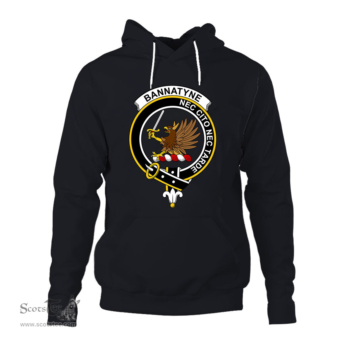 ScotsTee Shop Scottish Bannatyne Clan Tartan Scottish Clans Crest Hoodie