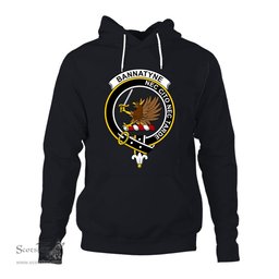 ScotsTee Shop Scottish Bannatyne Clan Tartan Scottish Clans Crest Hoodie