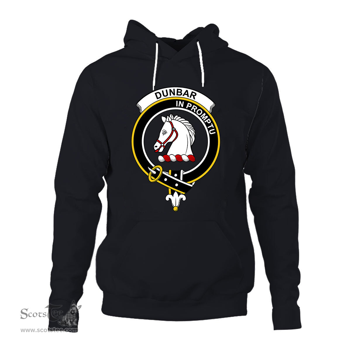 ScotsTee Shop Scottish Dunbar Clan Tartan Scottish Clans Crest Hoodie