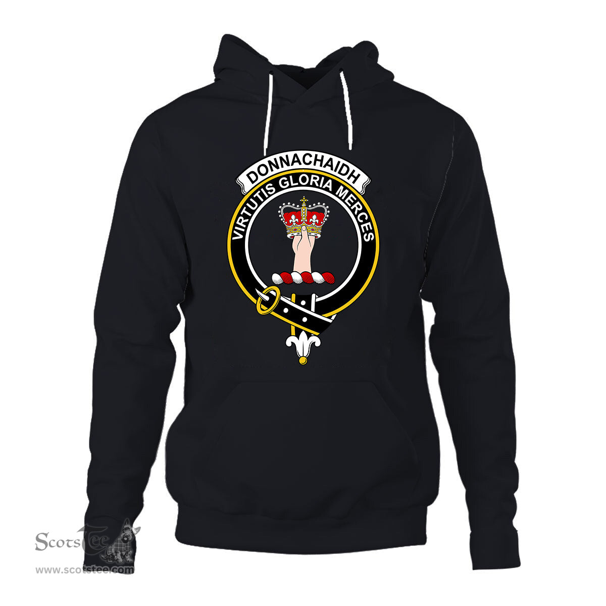 ScotsTee Shop Scottish Donnachaidh Clan Tartan Scottish Clans Crest Hoodie
