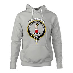 ScotsTee Shop Scottish Dennistoun Clan Tartan Scottish Clans Crest Hoodie