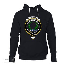 ScotsTee Shop Scottish MacArthur (or Arthur) New Clan Tartan Scottish Clans Crest Hoodie