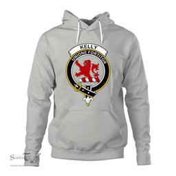 ScotsTee Shop Scottish Kelly New Clan Tartan Scottish Clans Crest Hoodie