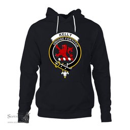 ScotsTee Shop Scottish Kelly New Clan Tartan Scottish Clans Crest Hoodie