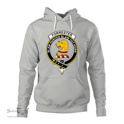 ScotsTee Shop Scottish Forrester Clan Tartan Scottish Clans Crest Hoodie