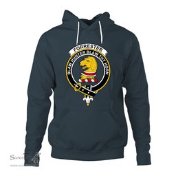 ScotsTee Shop Scottish Forrester Clan Tartan Scottish Clans Crest Hoodie