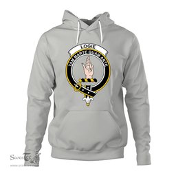 ScotsTee Shop Scottish Logie Clan Tartan Scottish Clans Crest Hoodie