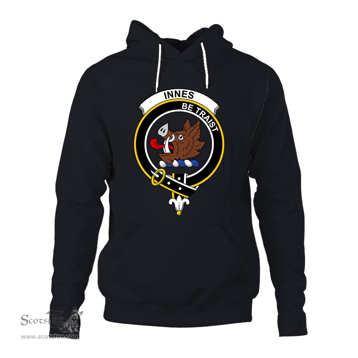 ScotsTee Shop Scottish Innes Clan Tartan Scottish Clans Crest Hoodie