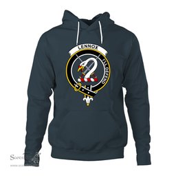 ScotsTee Shop Scottish Lennox Clan Tartan Scottish Clans Crest Hoodie