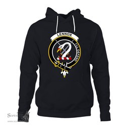 ScotsTee Shop Scottish Lennox Clan Tartan Scottish Clans Crest Hoodie