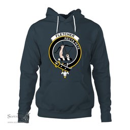 ScotsTee Shop Scottish Fletcher Clan Tartan Scottish Clans Crest Hoodie