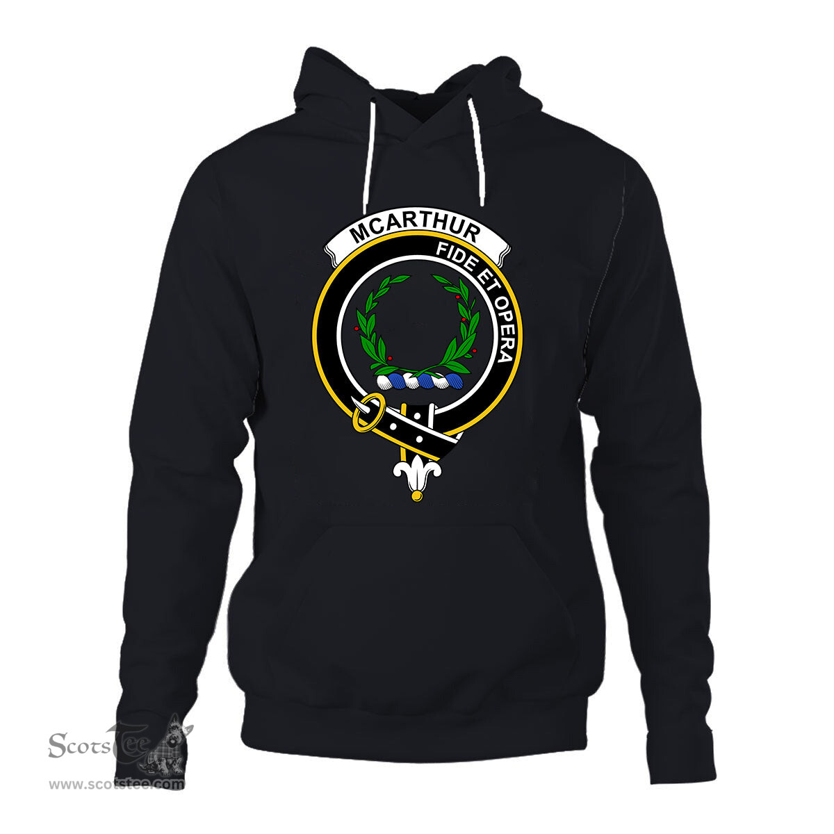 ScotsTee Shop Scottish McArthur Clan Tartan Scottish Clans Crest Hoodie