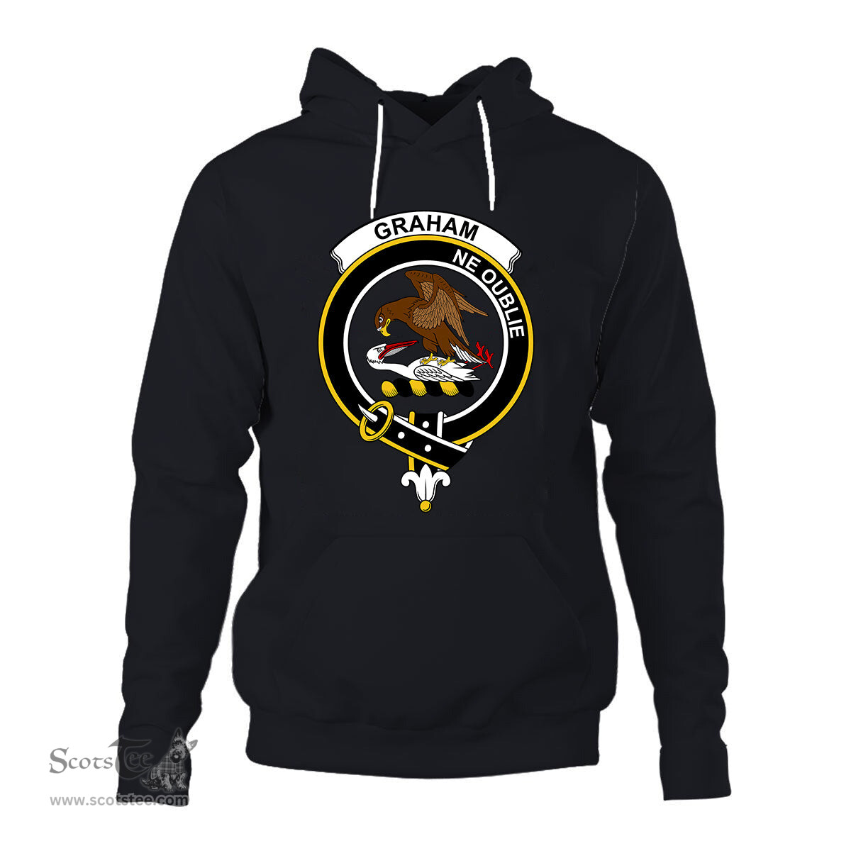 ScotsTee Shop Scottish Graham Clan Tartan Scottish Clans Crest Hoodie