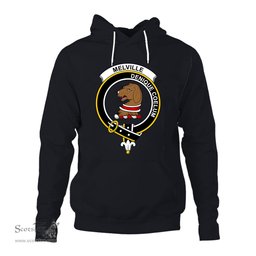 ScotsTee Shop Scottish Melville Clan Tartan Scottish Clans Crest Hoodie