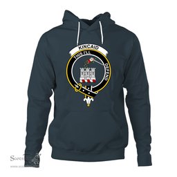 ScotsTee Shop Scottish Kincaid Clan Tartan Scottish Clans Crest Hoodie