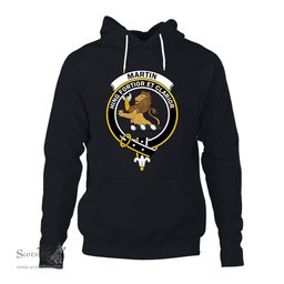 ScotsTee Shop Scottish Martin Clan Tartan Scottish Clans Crest Hoodie