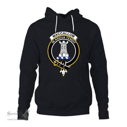 ScotsTee Shop Scottish MacCallum Clan Tartan Scottish Clans Crest Hoodie