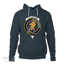 ScotsTee Shop Scottish Fullerton Clan Tartan Scottish Clans Crest Hoodie