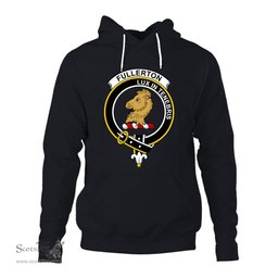 ScotsTee Shop Scottish Fullerton Clan Tartan Scottish Clans Crest Hoodie