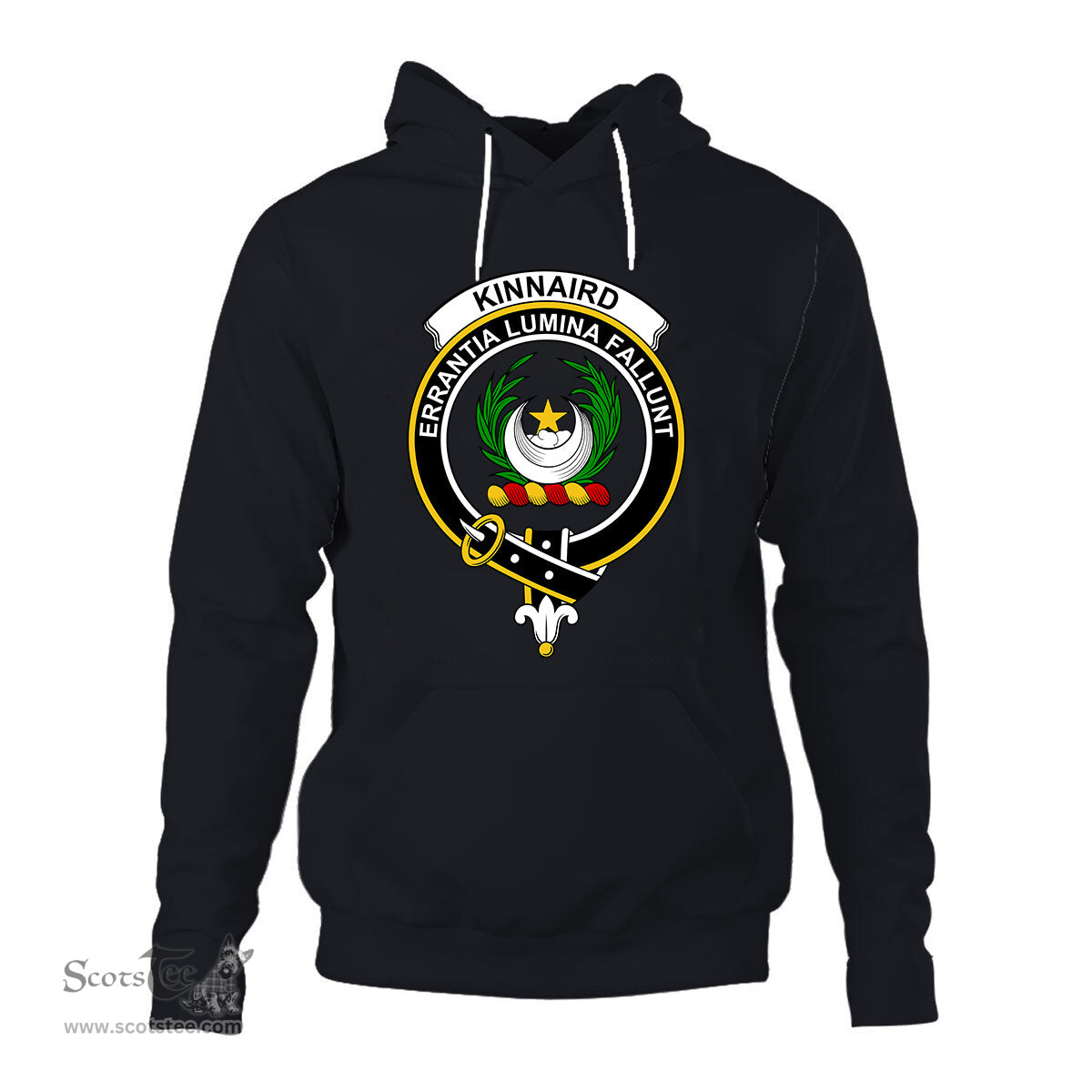 ScotsTee Shop Scottish Kinnaird Clan Tartan Scottish Clans Crest Hoodie