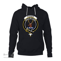 ScotsTee Shop Scottish Forbes Clan Tartan Scottish Clans Crest Hoodie