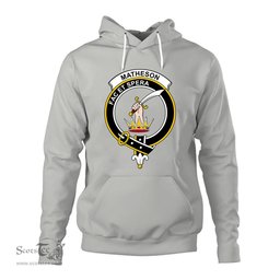 ScotsTee Shop Scottish Matheson Clan Tartan Scottish Clans Crest Hoodie
