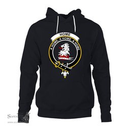 ScotsTee Shop Scottish Home (or Hume) Clan Tartan Scottish Clans Crest Hoodie