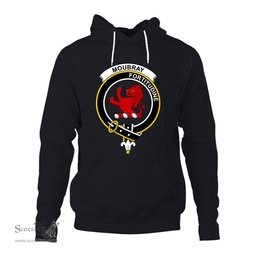 ScotsTee Shop Scottish Moubray Clan Tartan Scottish Clans Crest Hoodie