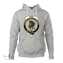 ScotsTee Shop Scottish Muir Clan Tartan Scottish Clans Crest Hoodie