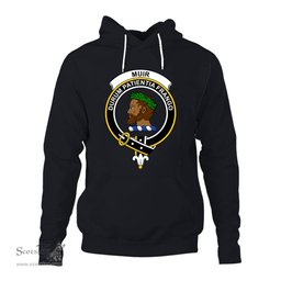 ScotsTee Shop Scottish Muir Clan Tartan Scottish Clans Crest Hoodie