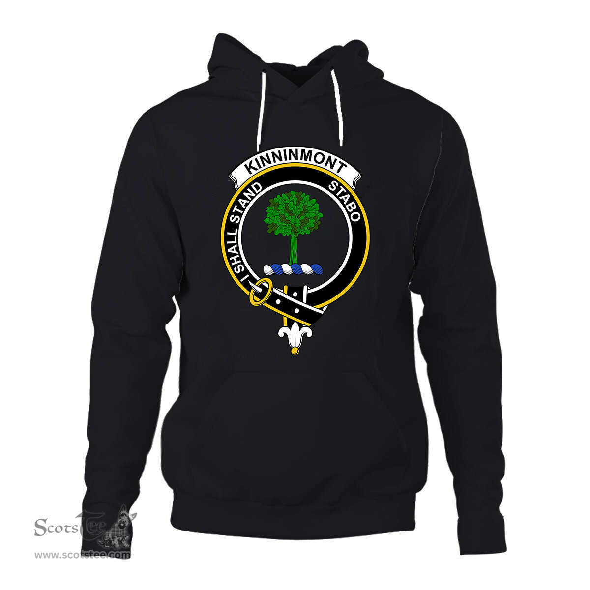 ScotsTee Shop Scottish Kinninmont Clan Tartan Scottish Clans Crest Hoodie