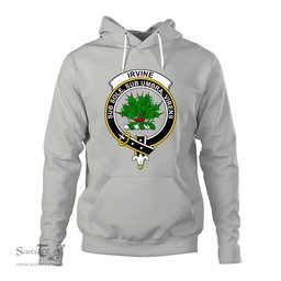 ScotsTee Shop Scottish Irvine Clan Tartan Scottish Clans Crest Hoodie