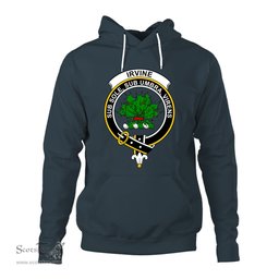 ScotsTee Shop Scottish Irvine Clan Tartan Scottish Clans Crest Hoodie