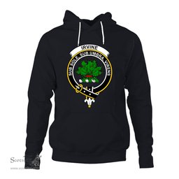 ScotsTee Shop Scottish Irvine Clan Tartan Scottish Clans Crest Hoodie