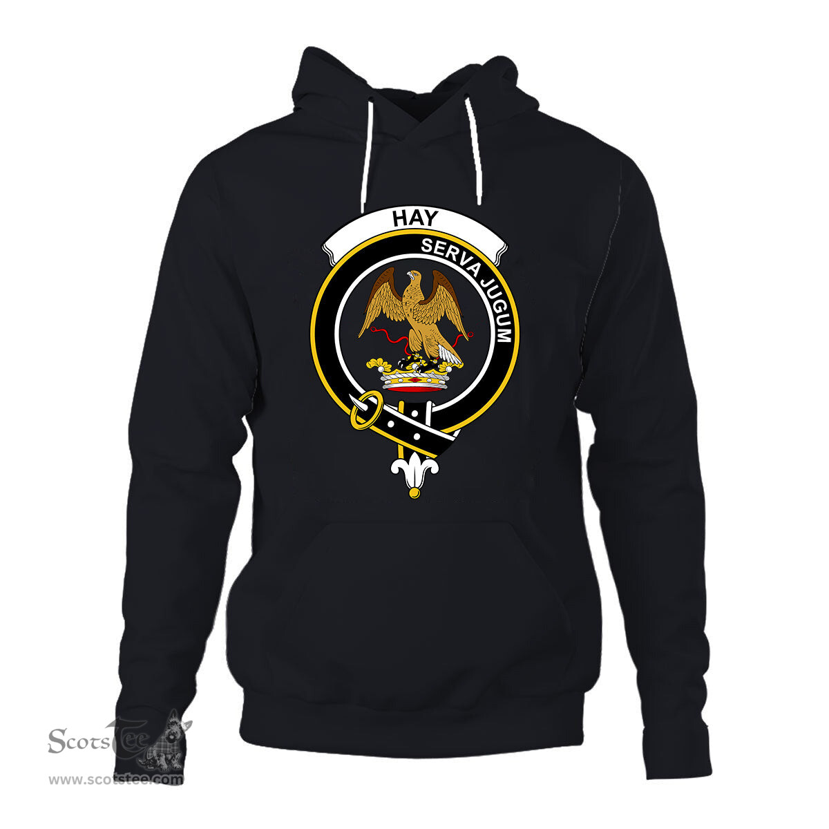 ScotsTee Shop Scottish Hay Clan Tartan Scottish Clans Crest Hoodie