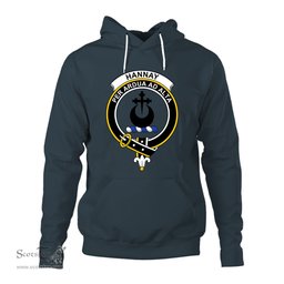 ScotsTee Shop Scottish Hannay Clan Tartan Scottish Clans Crest Hoodie