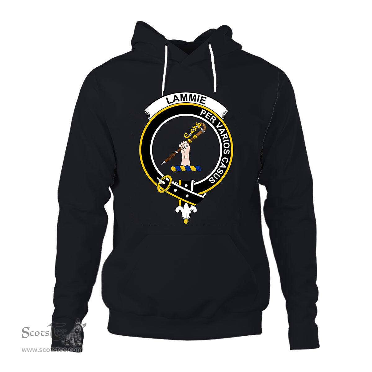 ScotsTee Shop Scottish Lammie Clan Tartan Scottish Clans Crest Hoodie