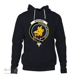 ScotsTee Shop Scottish MacIver New Clan Tartan Scottish Clans Crest Hoodie