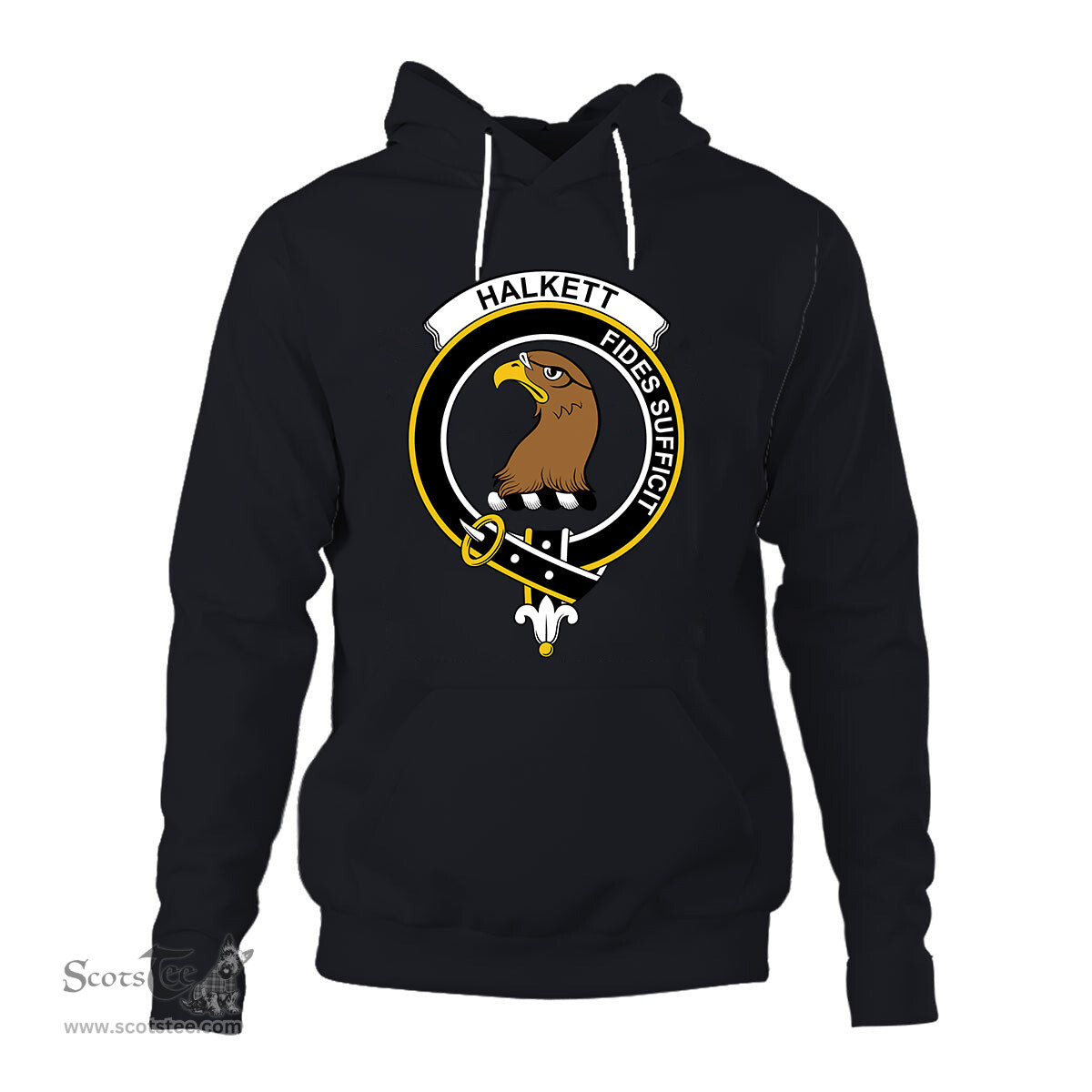 ScotsTee Shop Scottish Halkett Clan Tartan Scottish Clans Crest Hoodie