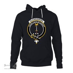ScotsTee Shop Scottish Glendinning Clan Tartan Scottish Clans Crest Hoodie